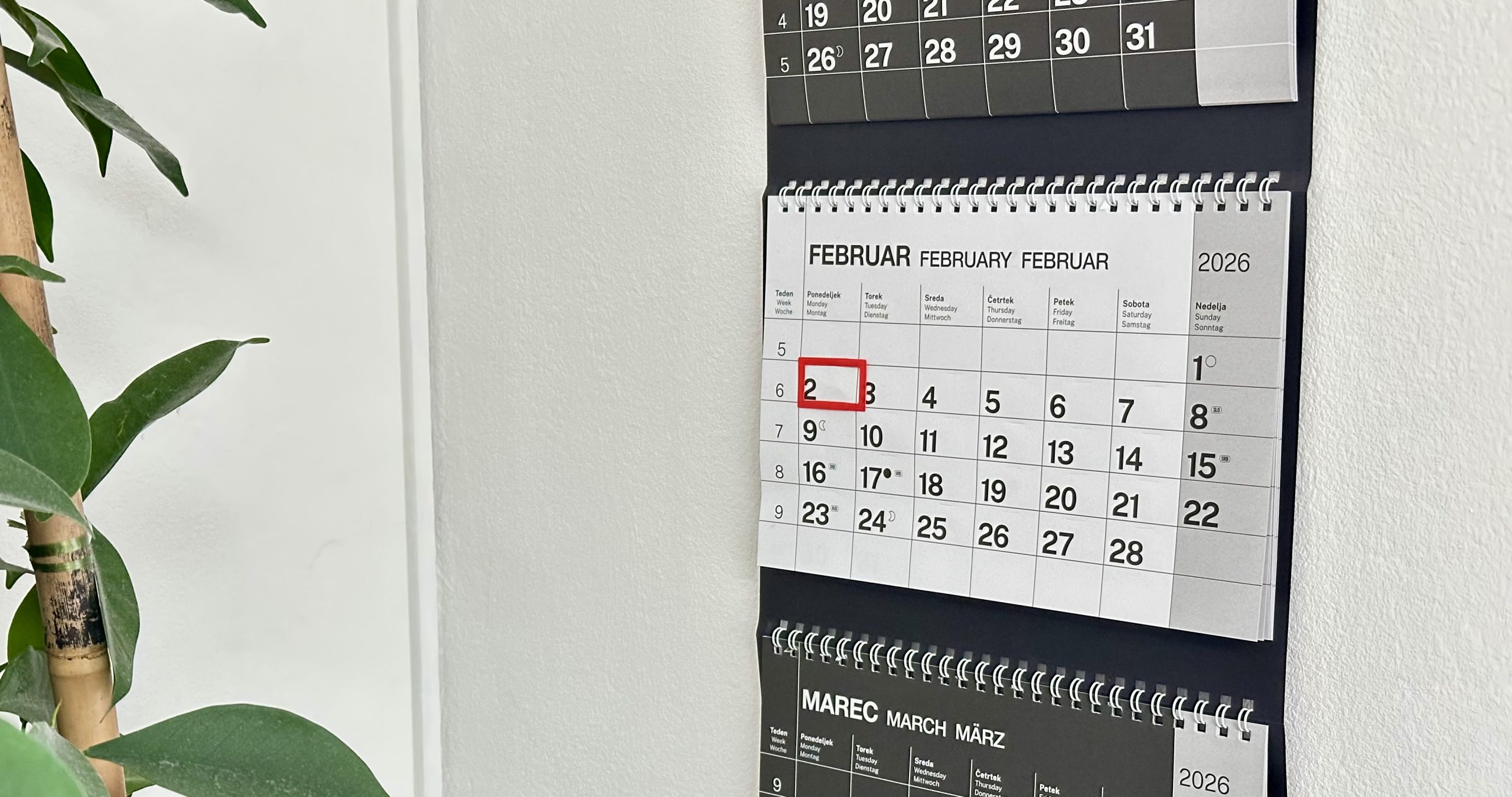 Read more about the article Pomembni datumi februar 2026